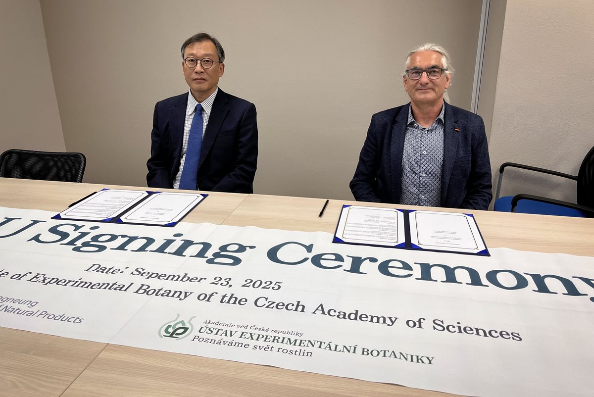 Češi a Korejci hledají mikroorganismy, které zvýší produkci účinných látek z rostlin 