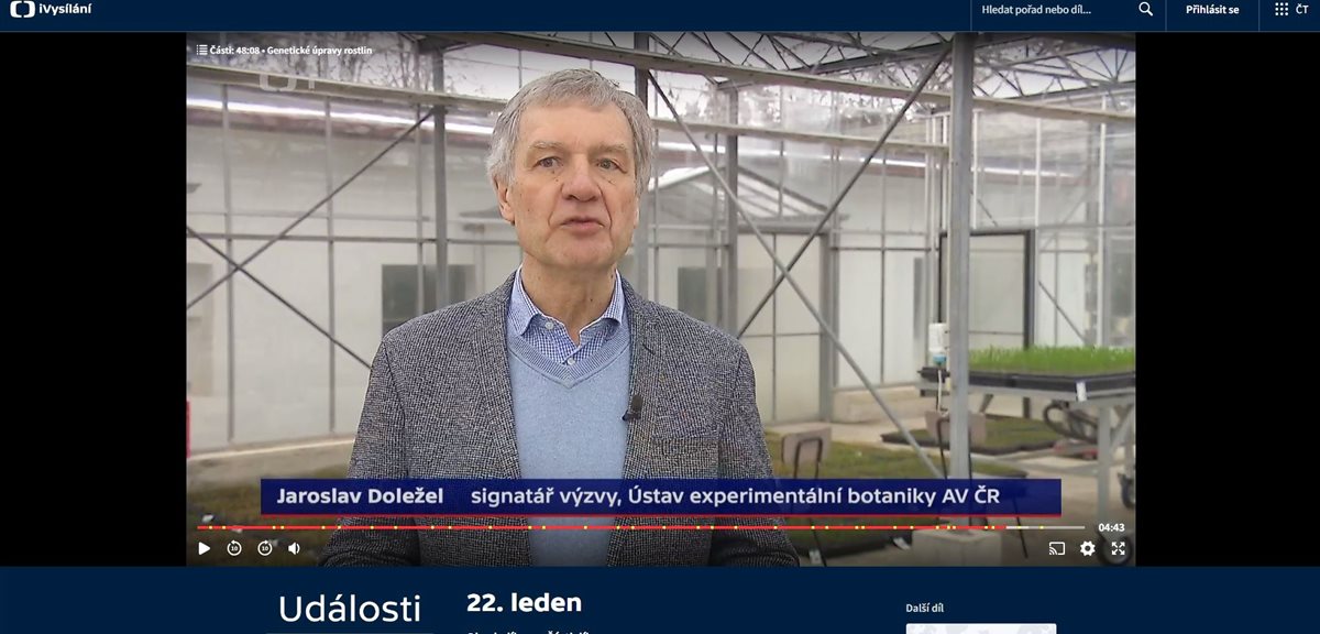 Jaroslav Doležel v Událostech ČT24
