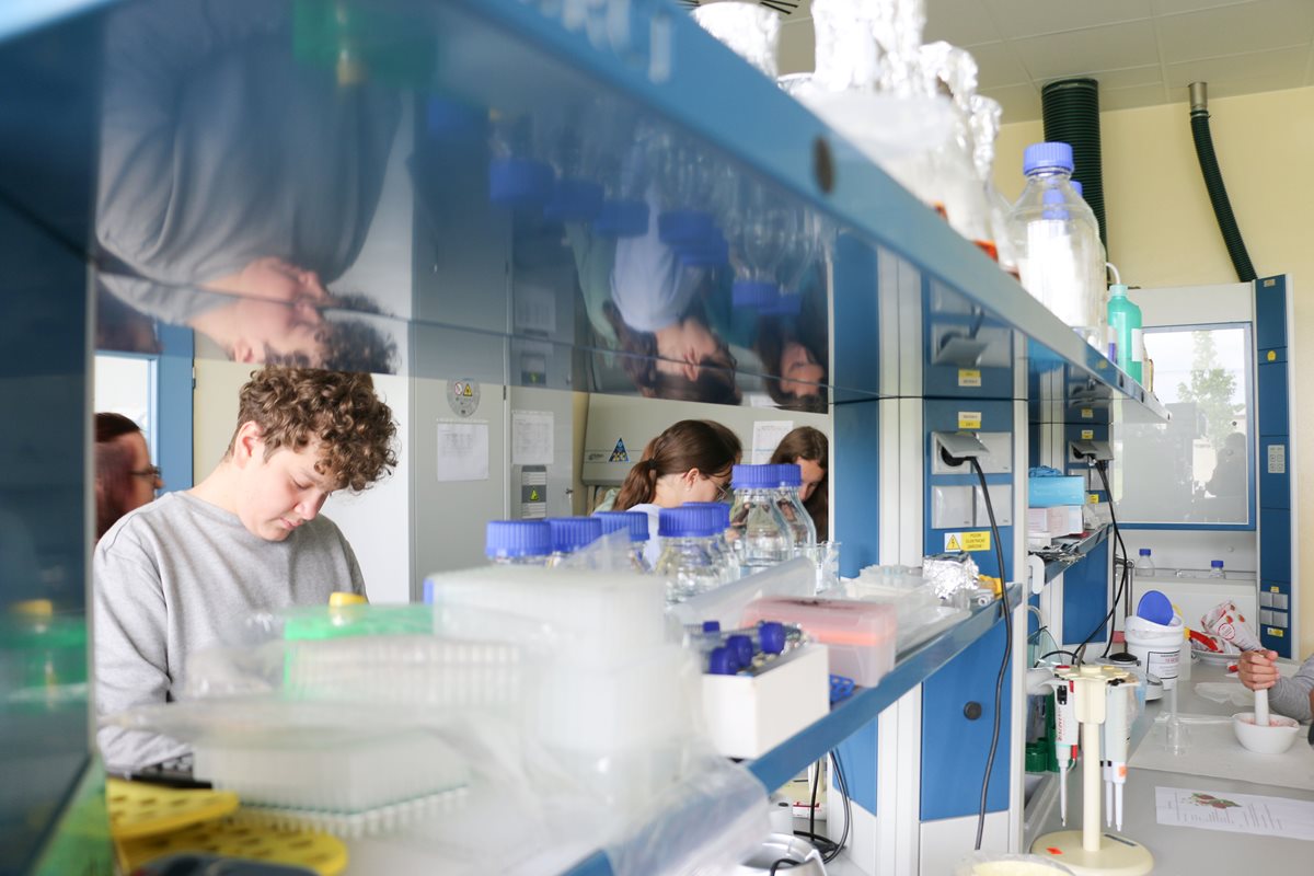 Další skupina dětí z Pevnosti poznání si vyzkoušela v naší laboratoři práci vědců